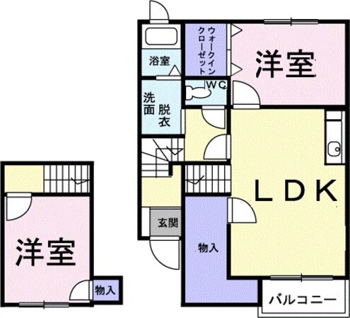 カレンズの物件間取画像